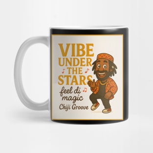 Vibe Under Stars Quote Mug
